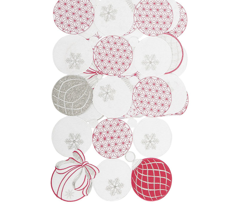 12" x 68" Ornaments Table Runner by Valerie — View 5