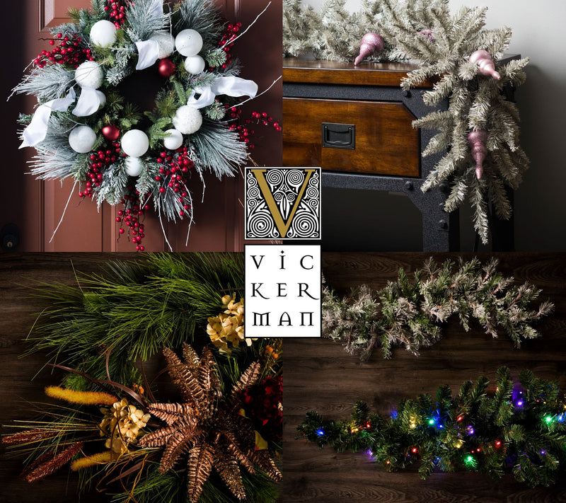 Vickerman 24" Cedar Pinecone Wreath — View 3