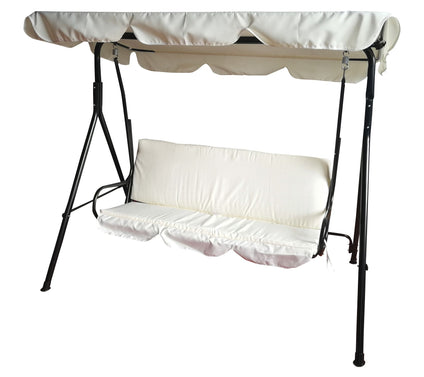 Northlight 3-Seater Outdoor Patio Swing w/Adjustable Canopy -