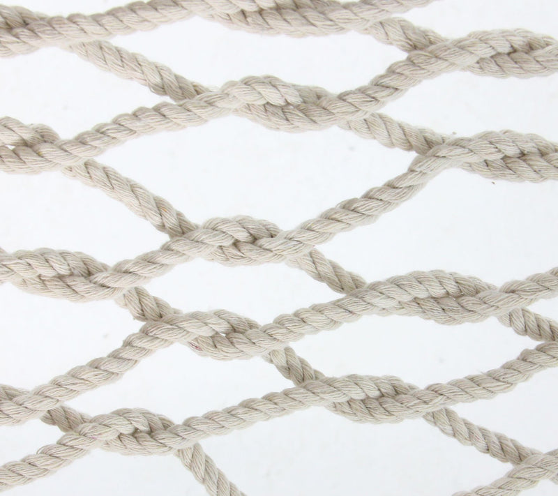 Northlight 74" Lattice Macrame Rope Hammock w/Woden Bars — View 4