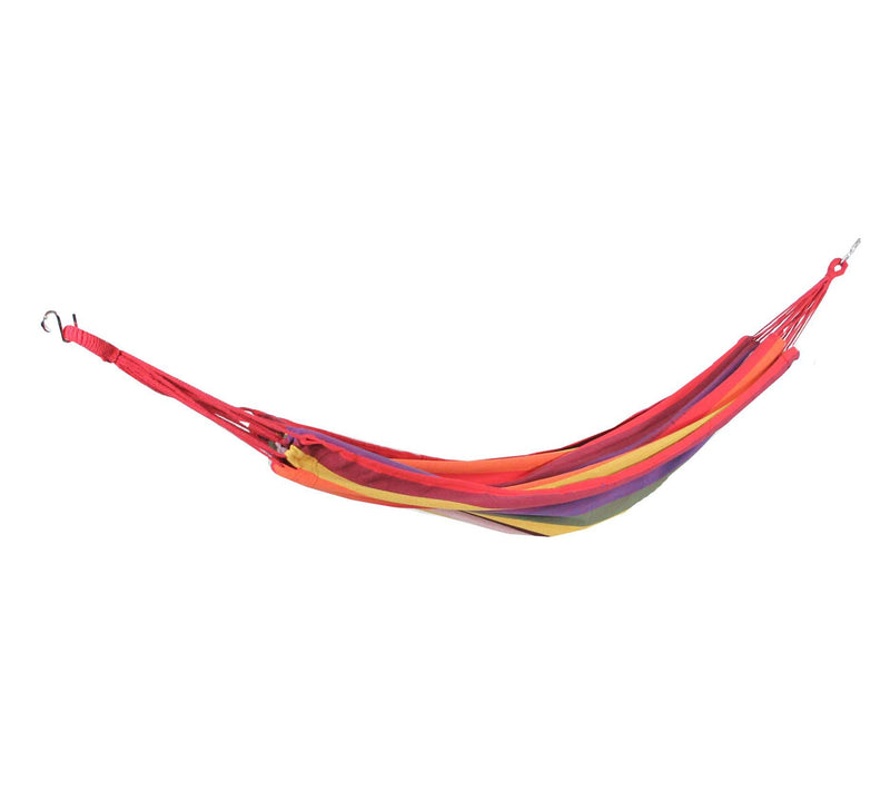 Northlight 76" Striped Woven Cotton Single Brazlian Hammock — View 3