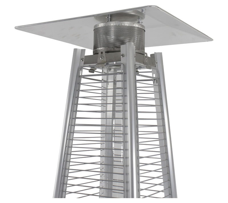 Northlight Pyramid Glass Tube Outdoor Gas PatioHeater — View 4