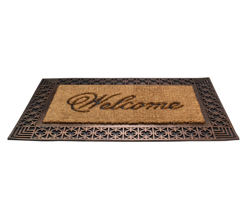 Northlight Coir Rectangular "Welcome" Doormat 23" x 35" — View 4