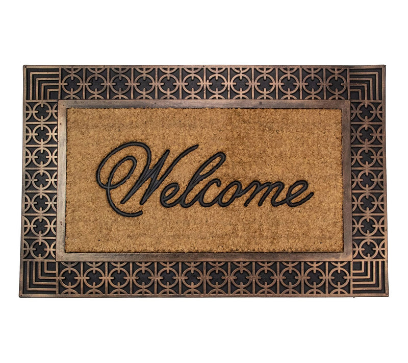Northlight Coir Rectangular "Welcome" Doormat 23" x 35" — Main view