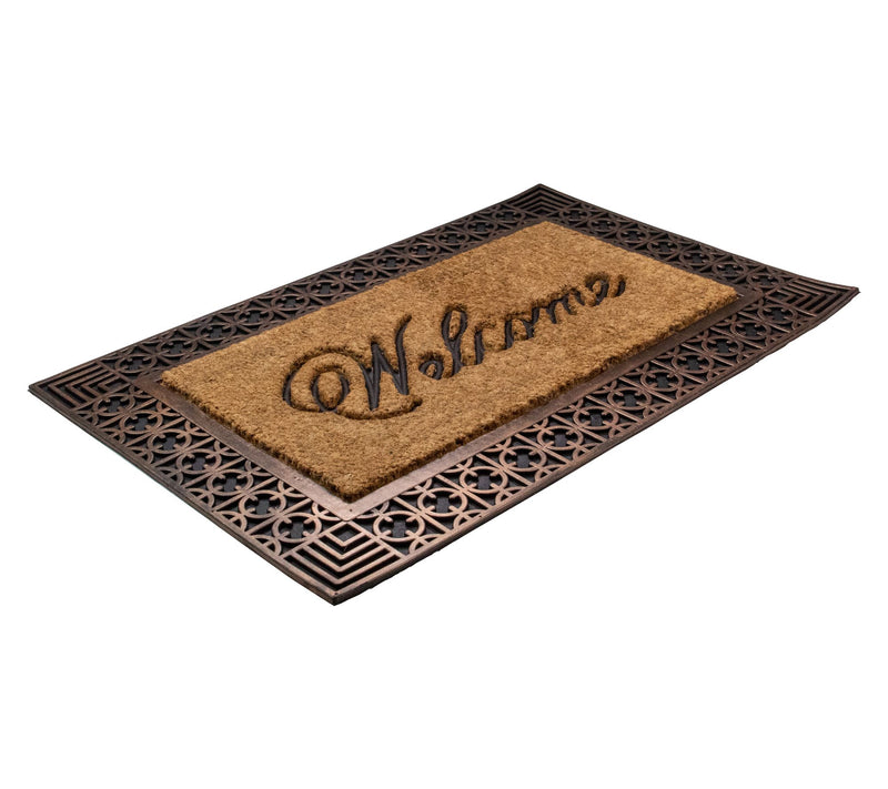 Northlight Coir Rectangular "Welcome" Doormat 23" x 35" — View 5