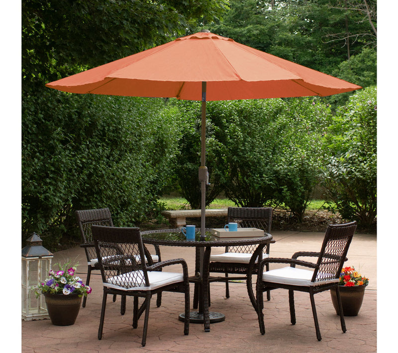 Northlight 9' Outdoor Patio Umbrella w/Hand Crak & Tilt — View 5
