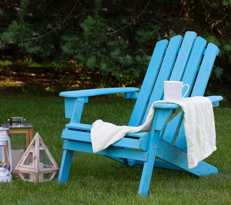 Northlight 36" Classic Folding Wooden AdirondacChair — View 6