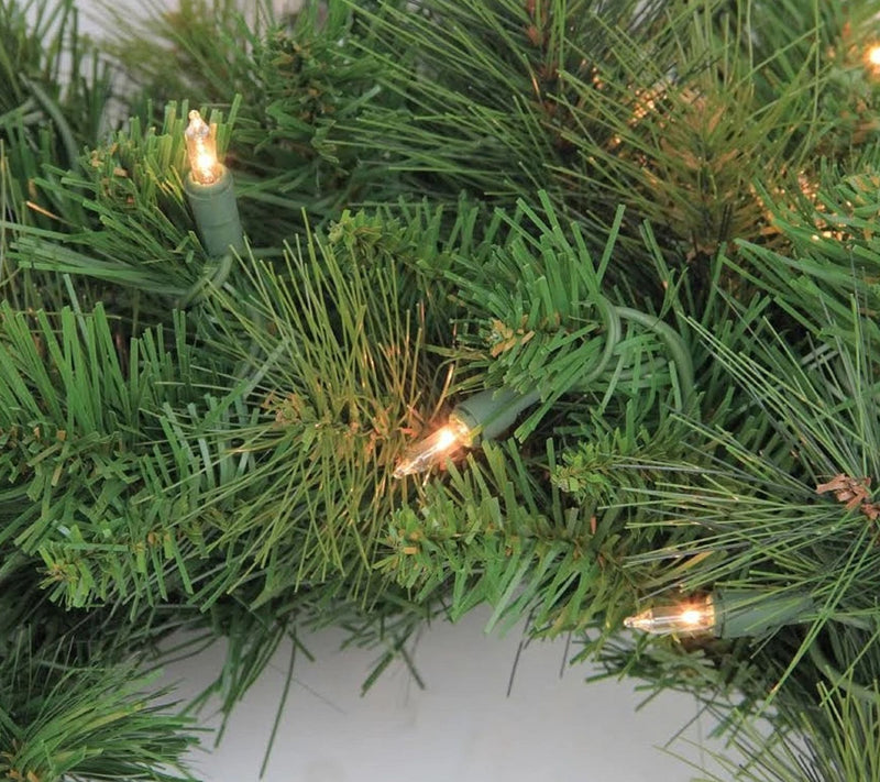 Northlight Prelit Mixed Foliage Wreath — View 4