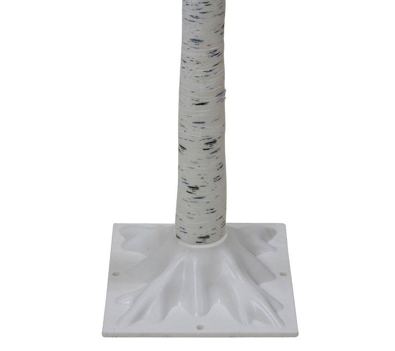 Northlight 4' White Birch Tree Outdoor Decor -hite Lights — View 6