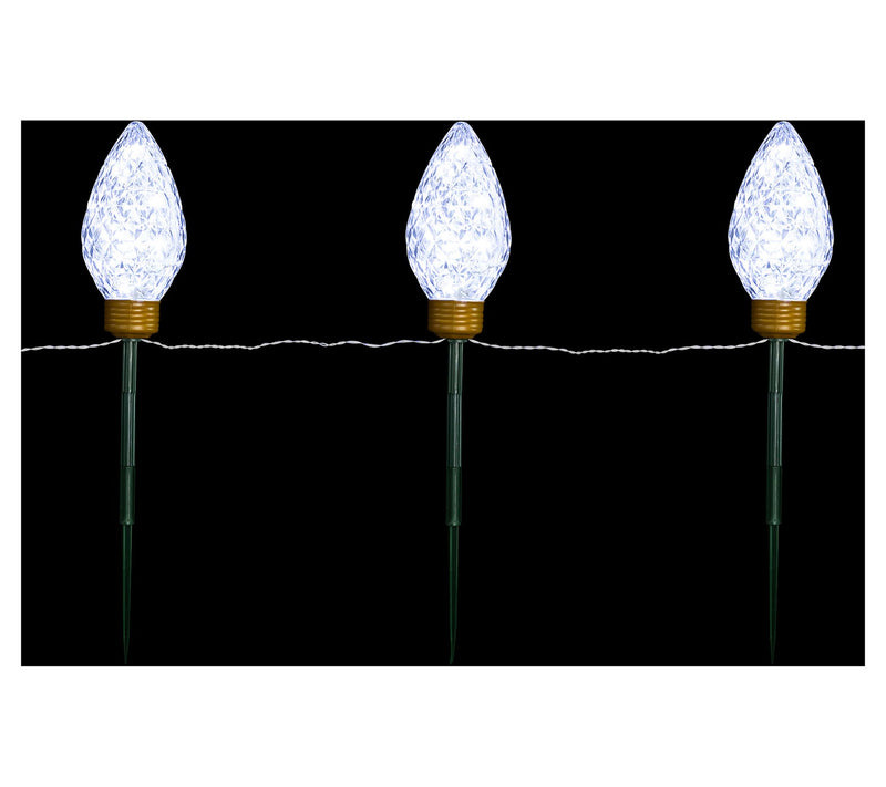 Northlight 3-ct Jumbo C9 Bulb Pathway Marker Lan Stakes — View 6