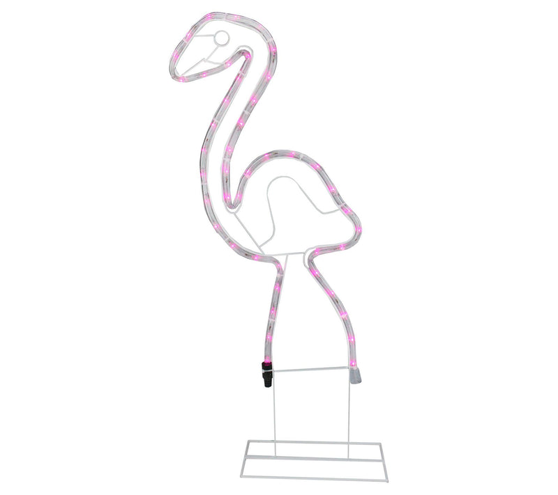 Northlight 24" Flamingo Rope Light Silhouette Decor — Main view