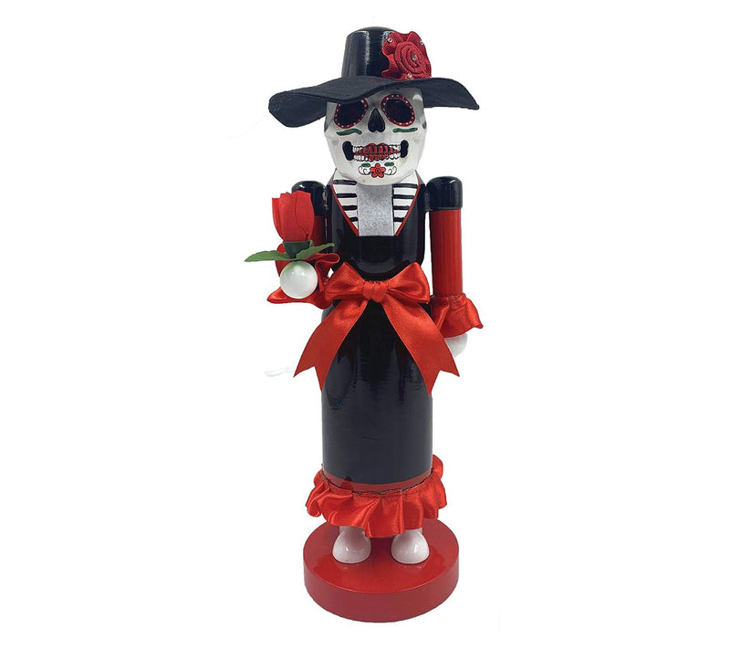 Santa's Workshop 14" Lady Day of the Dead Nutcracker — View 3