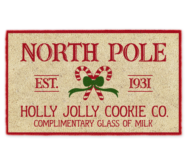 Design Imports Holly Jolly Cookie Co. 17" x 29"Doormat — Main view