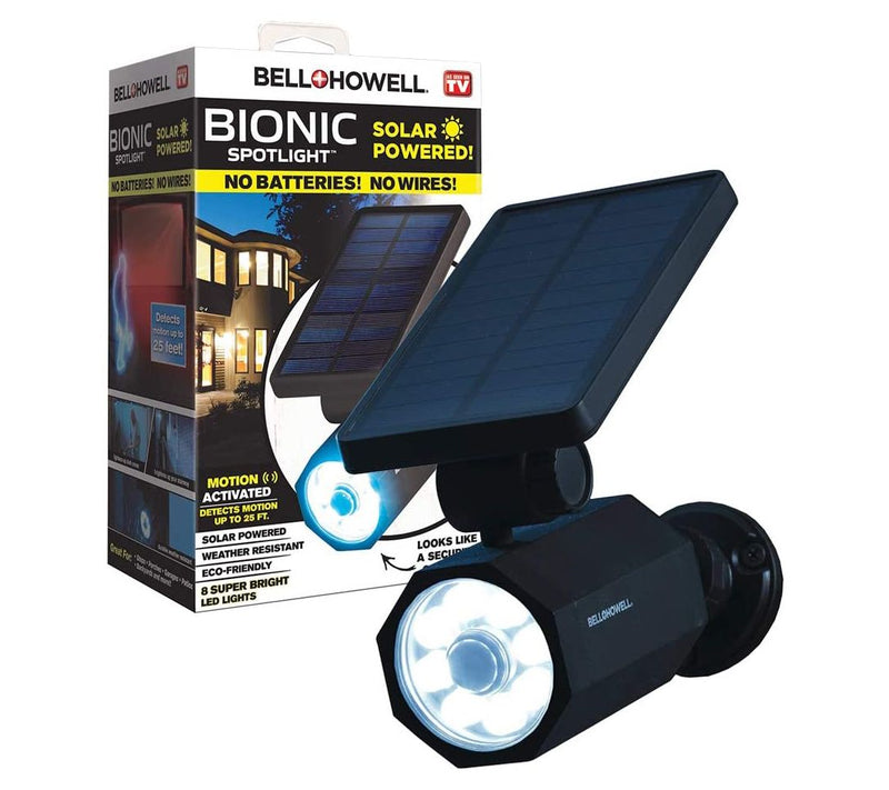 Bell + Howell Bionic Spotlight Solar Powered Moion Spotlight — Main view