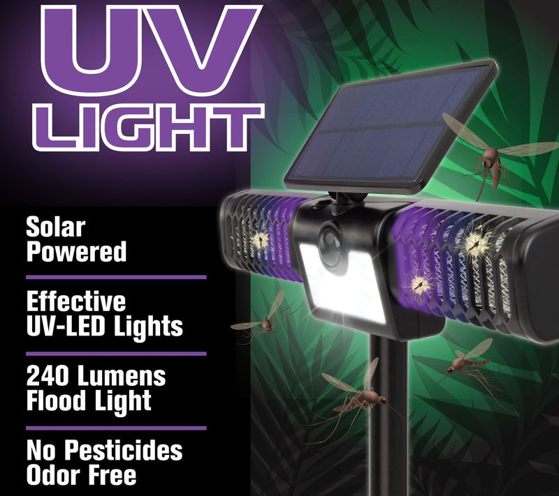 Bell + Howell 2-in-1 Monster Solar Floodlight and Bug Zapper — View 7