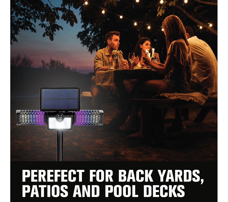 Bell + Howell 2-in-1 Monster Solar Floodlight and Bug Zapper — View 6