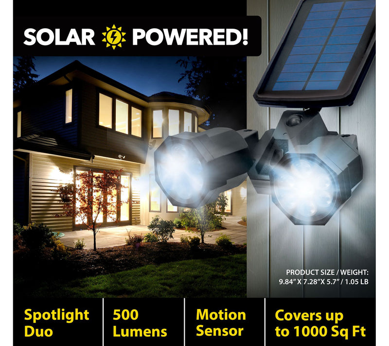 Bell + Howell Bionic Spotlight Duo Outdoor Solar Powered Light — View 8