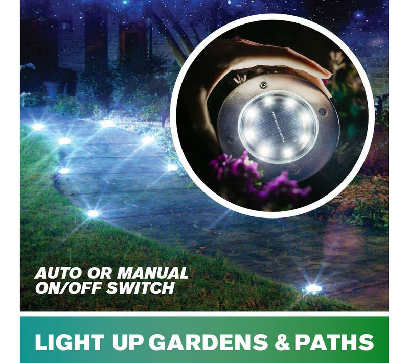 Bell + Howell LED Outdoor Solar Powered Swivelisk Lights 4pk — View 10