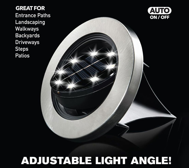 Bell + Howell LED Outdoor Solar Powered Swivelisk Lights 4pk — View 6