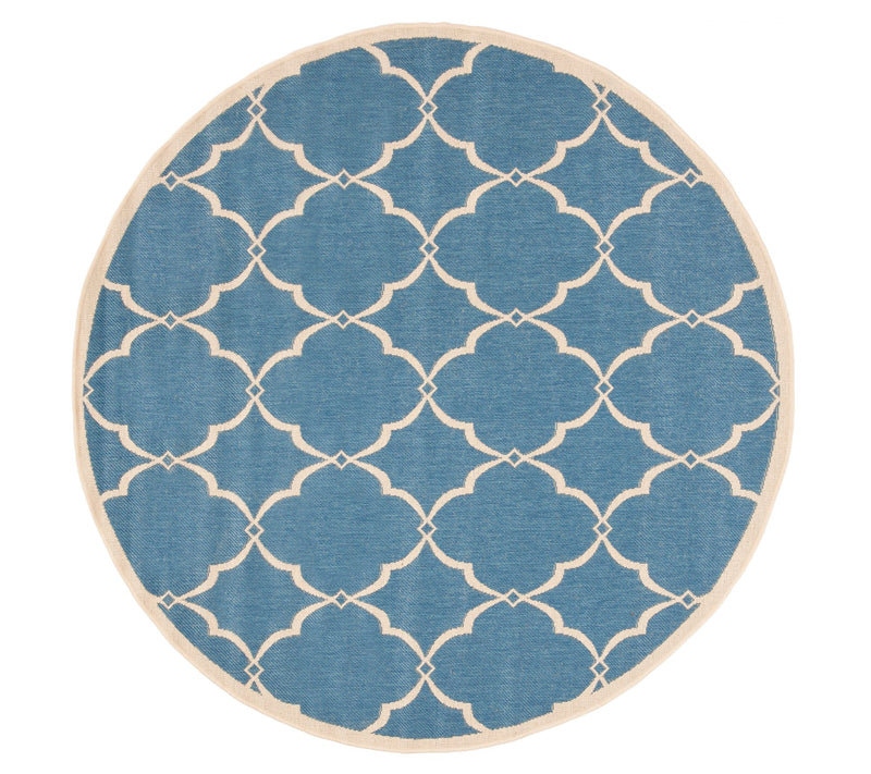 Beach House 125 Col. 6'7" x 6'7" Outdoor Rug by Valerie — View 5
