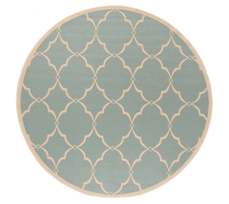 Beach House 125 Col. 6'7" x 6'7" Outdoor Rug by Valerie — Main view