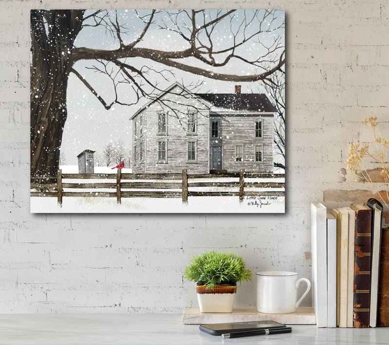 Courtside Market A Little Snow House 20x24 Canvas Wall Art — View 4