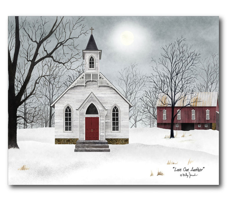 Courtside Market Love One Another 20" x 24" Canvas Wall Art — View 3