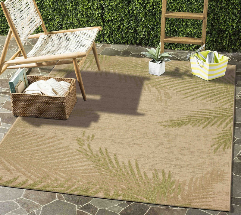 HomeRoots 5' x 7' Green Palms Indoor Outdoor Ara Rug — View 10