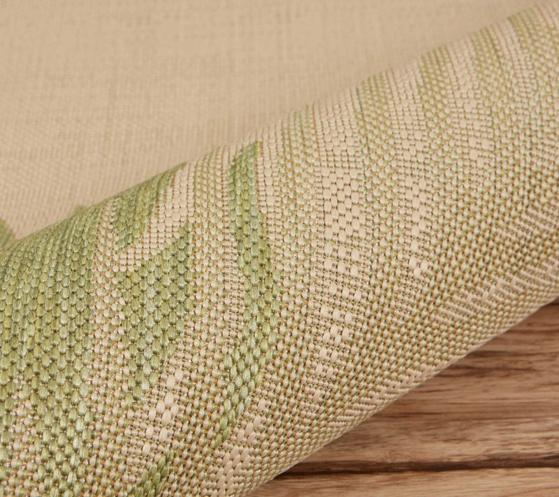 HomeRoots 5' x 7' Green Palms Indoor Outdoor Ara Rug — View 7