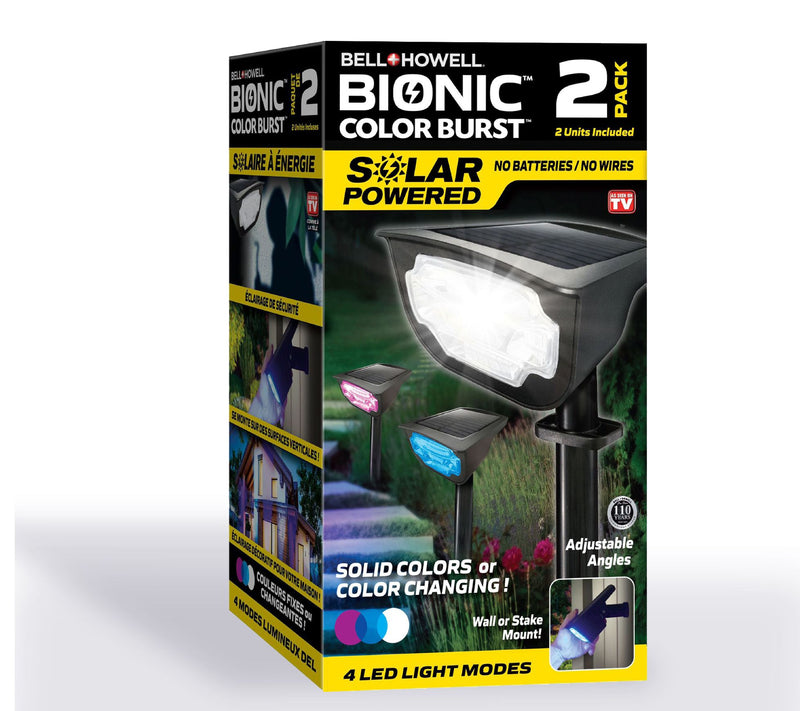 Bell + Howell Solar Powered Color Changing Bionc Burst Lights — Main view