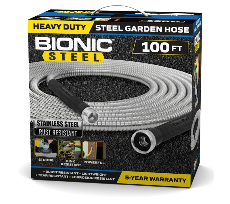 Bionic Steel 100' 304 Stainless Steel Metal Water Garden Hose — View 5