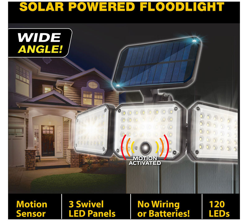 Bell + Howell Bionic Floodlight Max Solar Power ed Motion Ligh — View 5