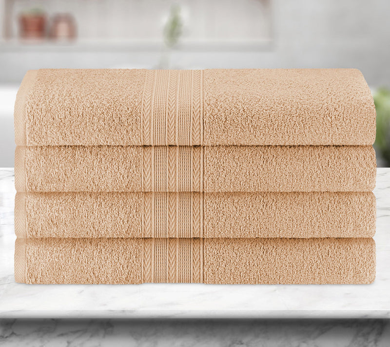 Superior Cotton 4-Piece Solid Absorbent Bath Towel Set — View 11