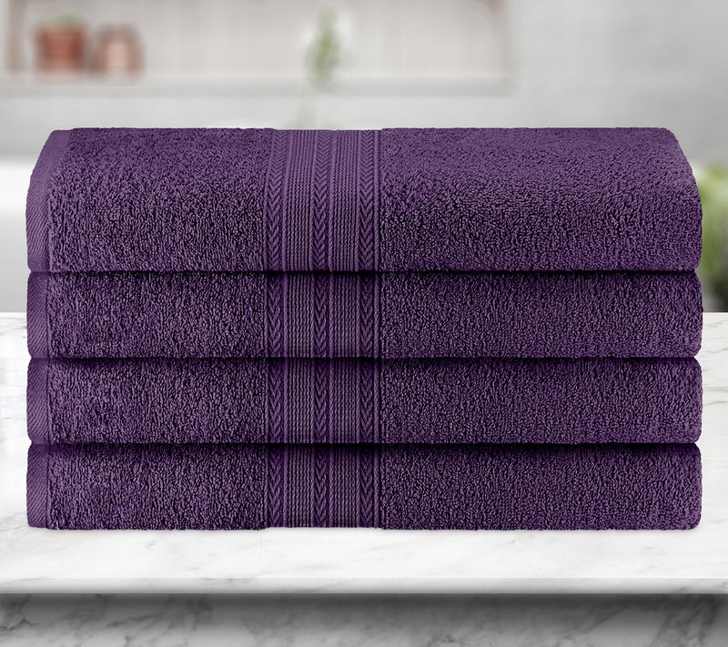 Superior Cotton 4-Piece Solid Absorbent Bath Towel Set — View 21
