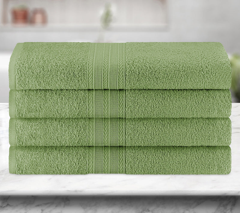 Superior Cotton 4-Piece Solid Absorbent Bath Towel Set — View 25