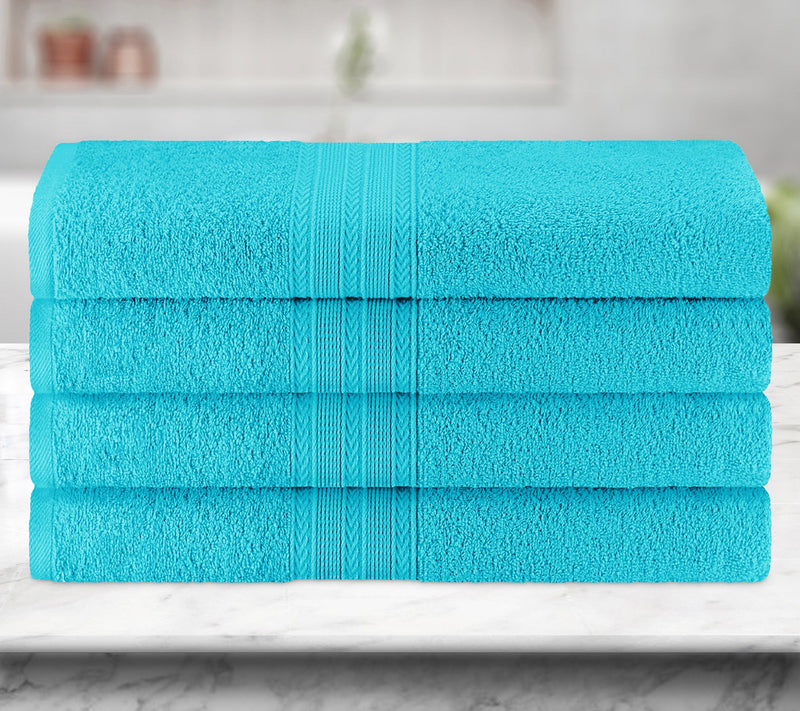 Superior Cotton 4-Piece Solid Absorbent Bath Towel Set — View 35