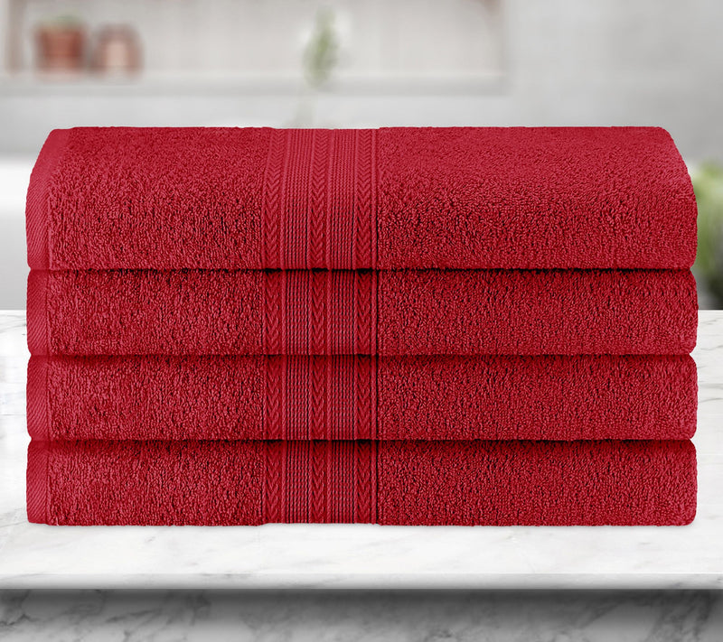 Superior Cotton 4-Piece Solid Absorbent Bath Towel Set — View 19