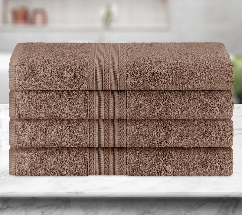 Superior Cotton 4-Piece Solid Absorbent Bath Towel Set — View 13