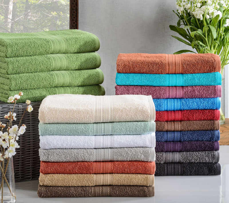 Superior Cotton 4-Piece Solid Absorbent Bath Towel Set — View 40