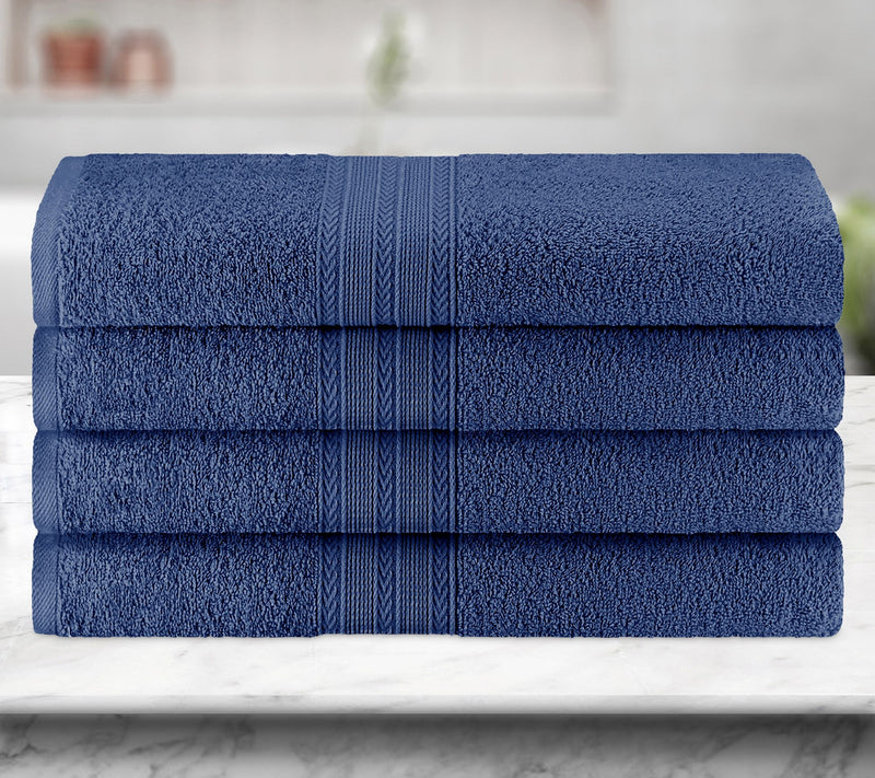 Superior Cotton 4-Piece Solid Absorbent Bath Towel Set — View 29
