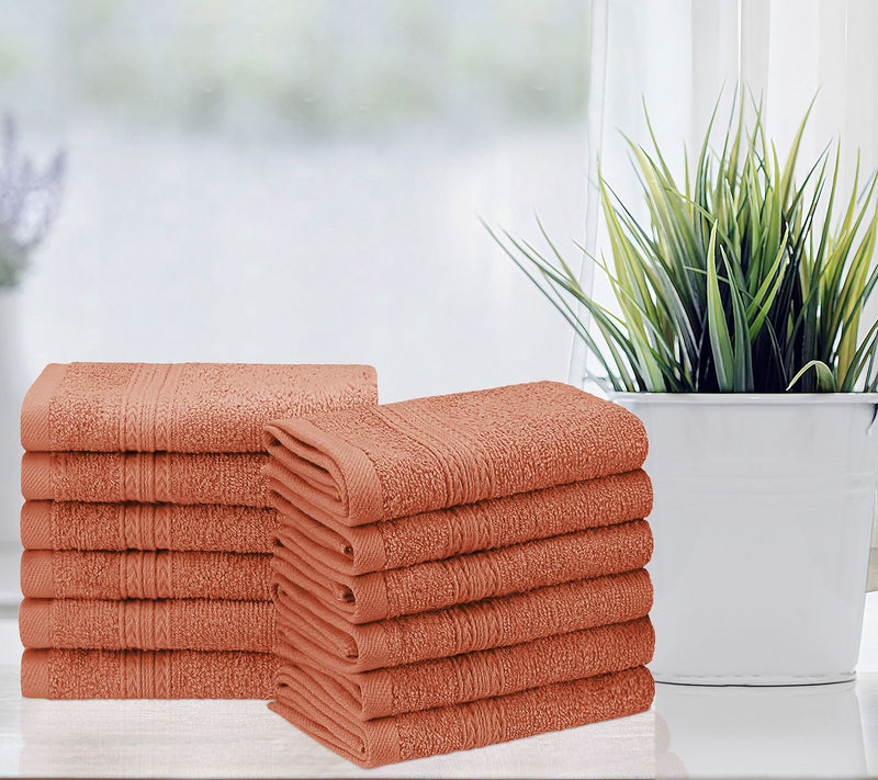 Superior Cotton 12 Piece Solid Absorbent Face Towel Set — View 15