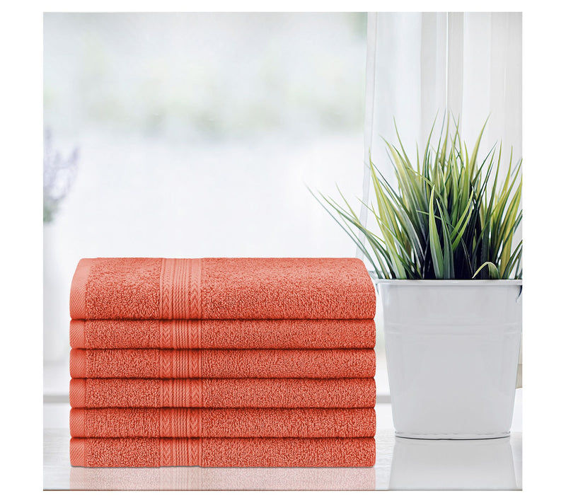 Superior Cotton 6-Piece Solid Hand Towel Set — View 17