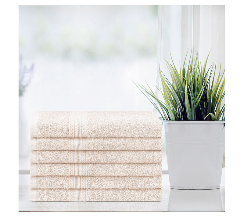 Superior Cotton 6-Piece Solid Hand Towel Set — View 27