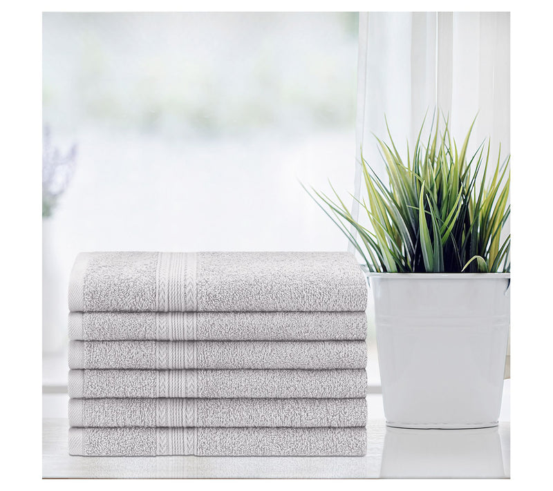Superior Cotton 6-Piece Solid Hand Towel Set — View 33