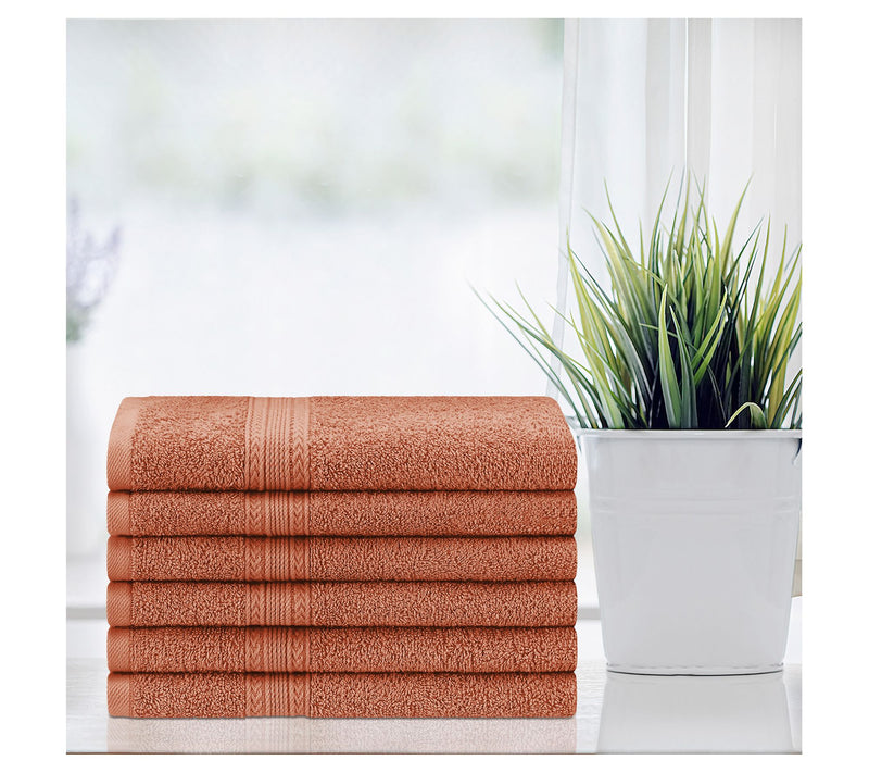 Superior Cotton 6-Piece Solid Hand Towel Set — View 15