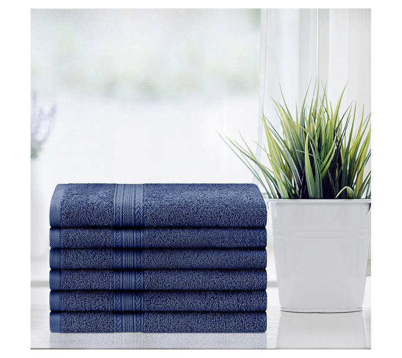 Superior Cotton 6-Piece Solid Hand Towel Set — View 29