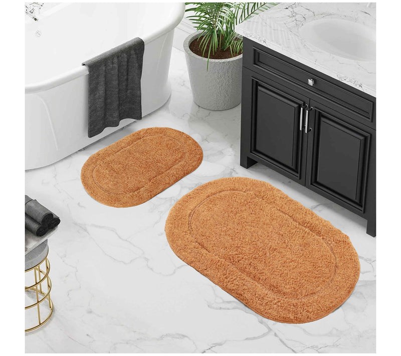 Superior Cotton 2-Piece Non-Slip Oval Bath Ruget — View 9