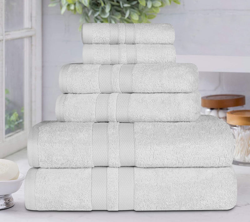 Superior Egyptian Cotton 6-Piece Quick Dry Towel Set — View 7