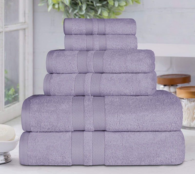 Superior Egyptian Cotton 6-Piece Quick Dry Towel Set — View 9