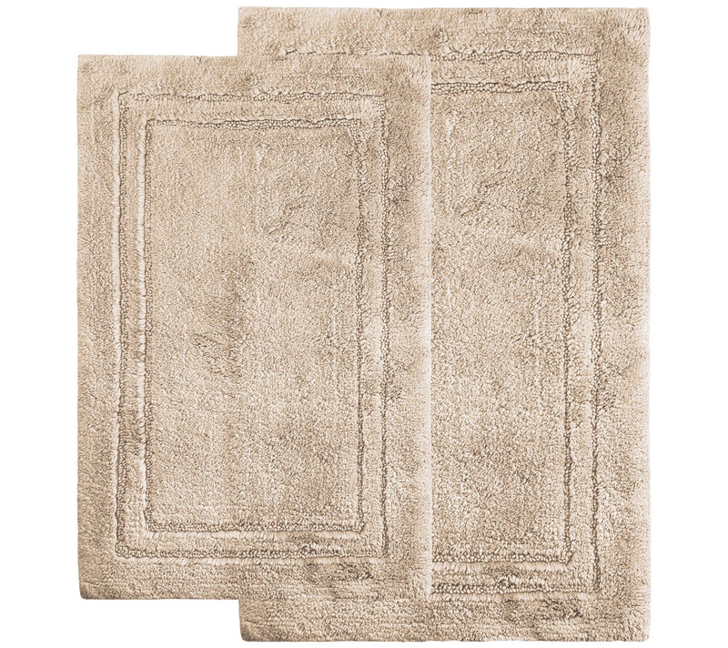 Superior Cotton 2-Piece Plush Non-Slip Solid Bath Rug Set — View 19